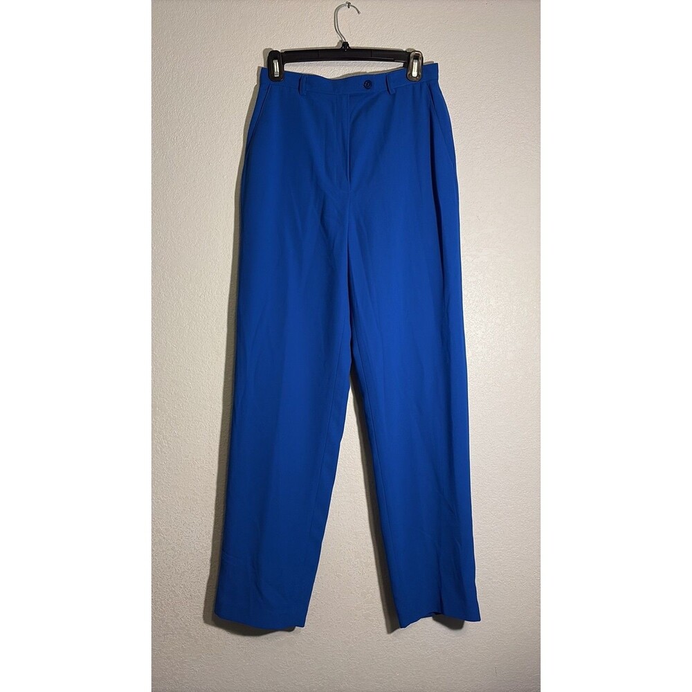 Vintage Nygård Collection Royal Blue High-Waisted Trousers 8